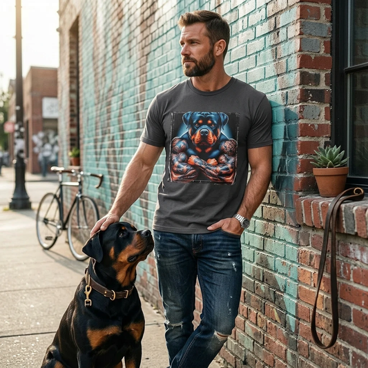 Rottweiler big fellow T-Shirt Printify