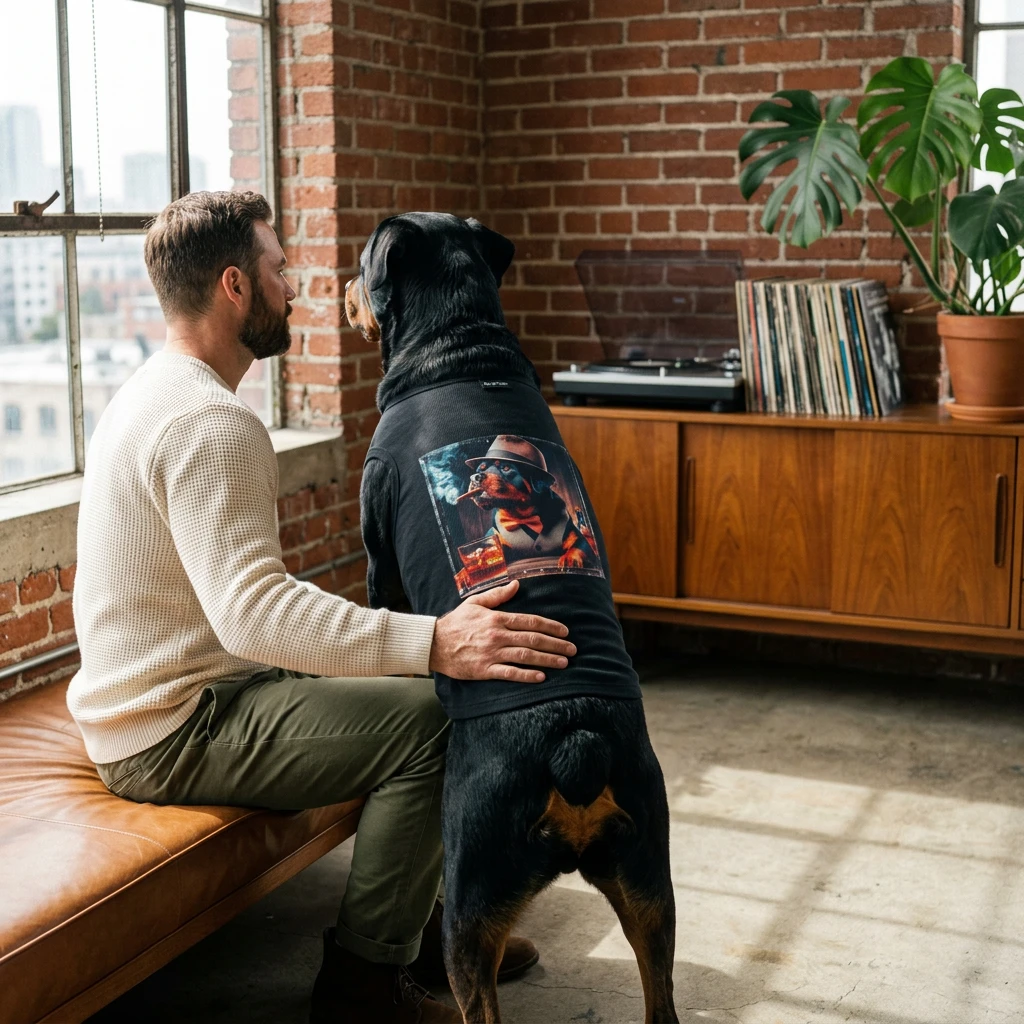 Pet Tank Top Rottie bar Pets Printify