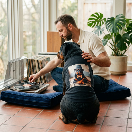Pet Tank Top Rottie sitting pretty Pets Printify