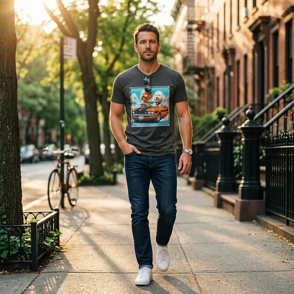 Wacky Shepadoodle T-Shirt Printify