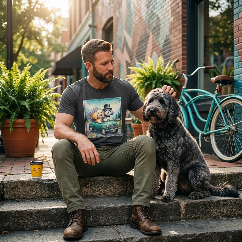 Wacky Shepadoodle T-Shirt Printify