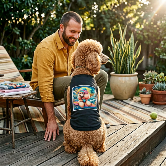 Pet Tank Top Poodle Pets Printify