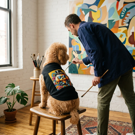 Pet Tank Top Poodle Pets Printify