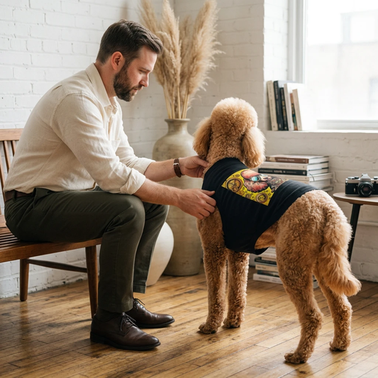 Pet Tank Top Poodle Pets Printify