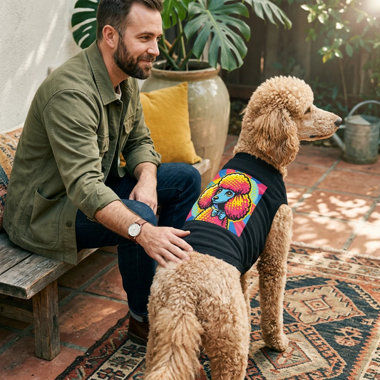 Pet Tank Top Poodle Pets Printify