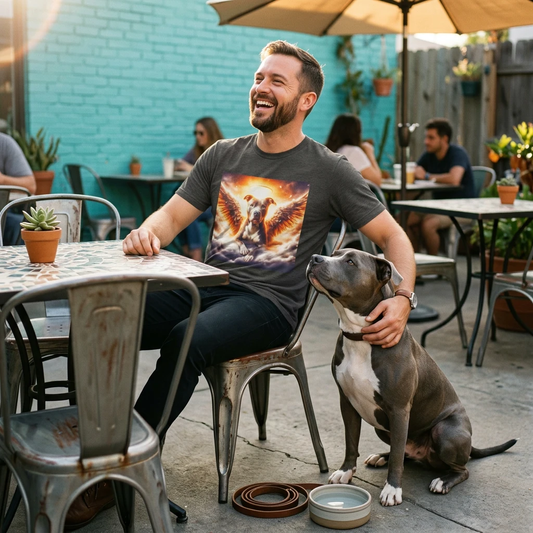 Pit Bull Angel shirt T-Shirt Printify