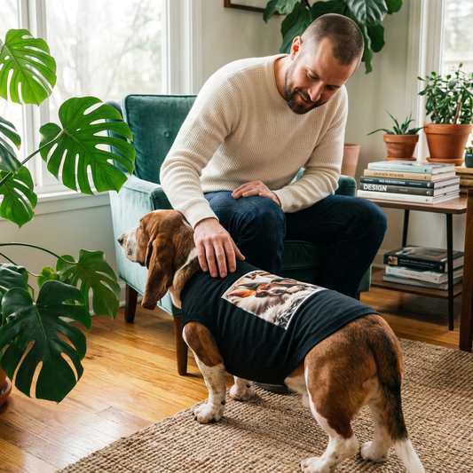 Basset Hound Pet Tank Top With Classic Droopy Ears Design For Dogs Cute Lightweight Outfit For Loyal Companions Pets Printify