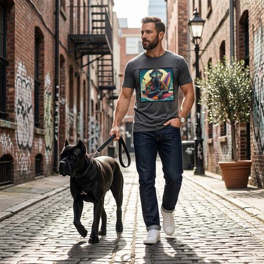 Cane Corso Cool Surfer Dog T Shirt For Men Women Italian Mastiff Beachwear Tee Apparel T-Shirt Printify