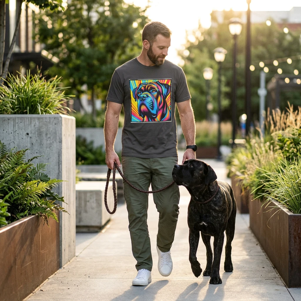 Cane Corso Pop Art Shirt Graphic Tee For Dog Lovers Italian Mastiff Breed Gift Idea T-Shirt Printify