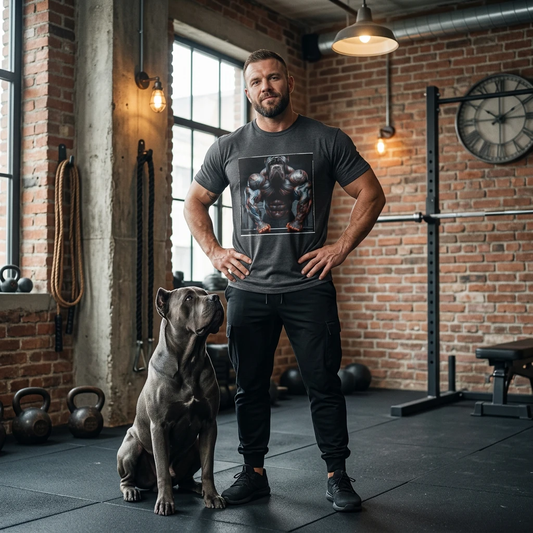 Cane Corso Very Buff Dog T Shirt Graphic Tee For Large Strong Italian Guardian Protector Breed Lovers T-Shirt Printify