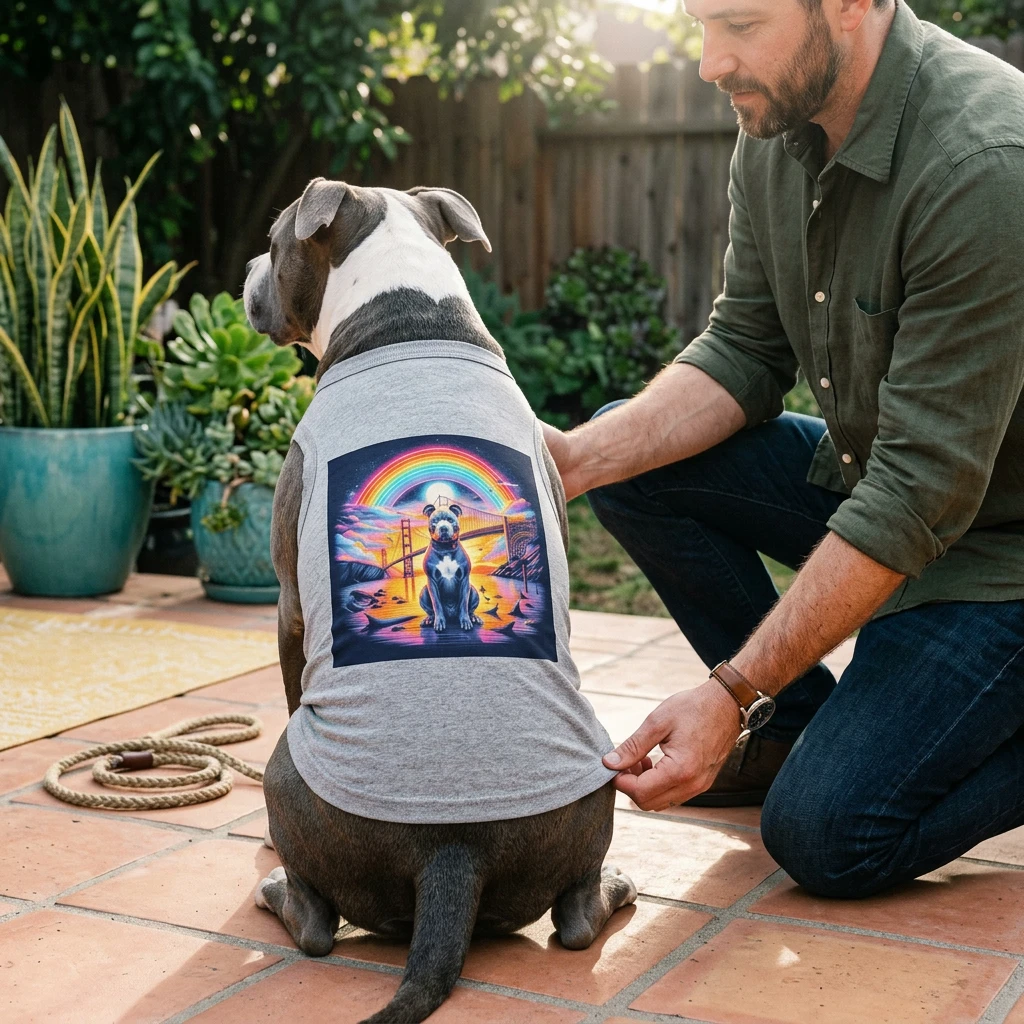 Pet Tank Top Pit Bull Pets Printify