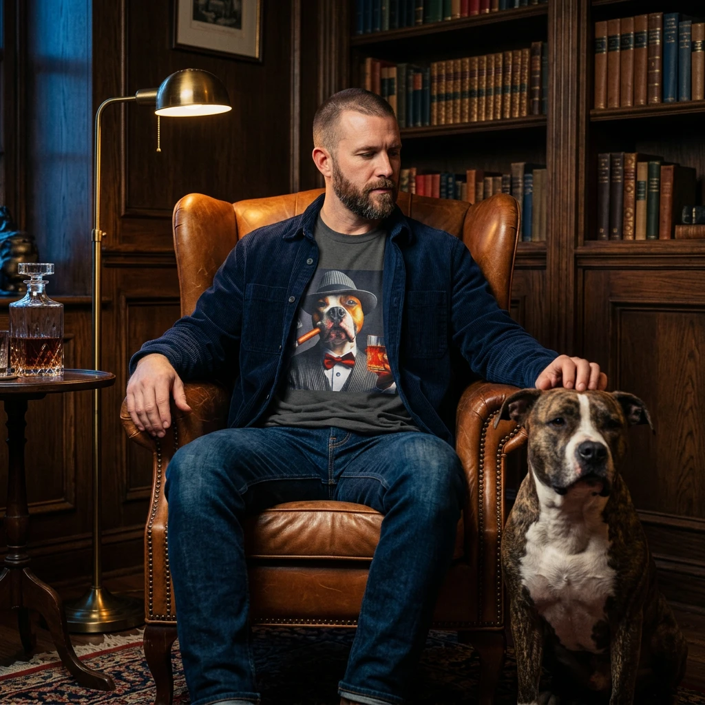 Pit Bull whiskey shirt T-Shirt Printify