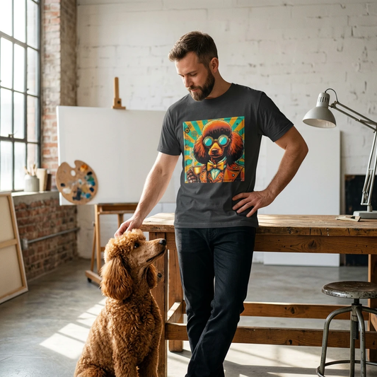 Poodle professional steam punk shirt T-Shirt Printify