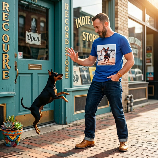 Min Pin T-Shirt beach day fun T-Shirt Printify