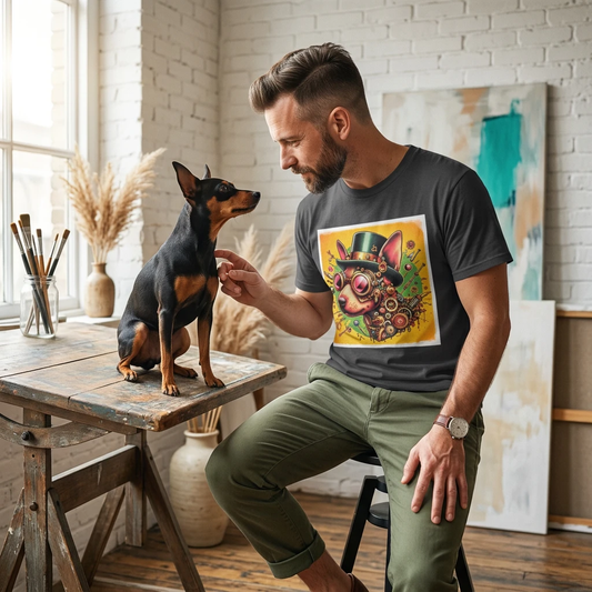 Min Pin T-Shirt steampunk cutie T-Shirt Printify