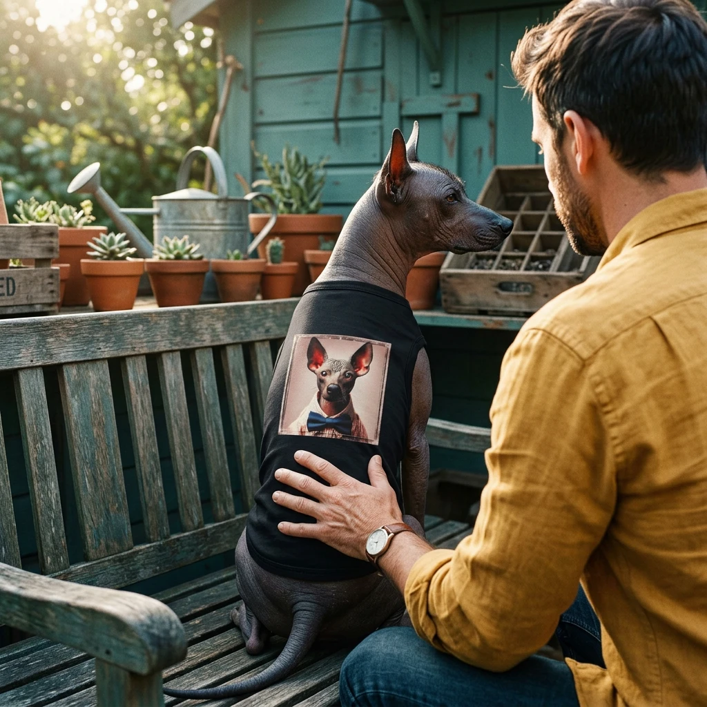 Mexican Hairless suit and bow Pets Printify