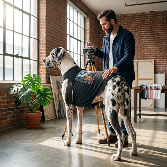 Pet Tank Top Great Dane darth Vader Pets Printify