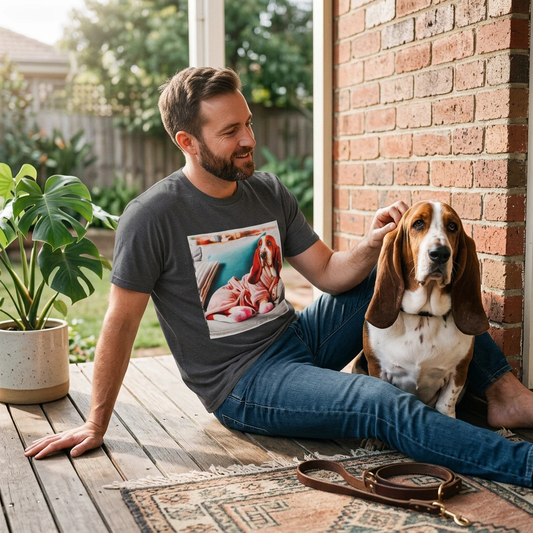 Basset Hound T Shirt Classic Design Featuring Droopy Ears And Loyal Laid Back Companion T-Shirt Printify