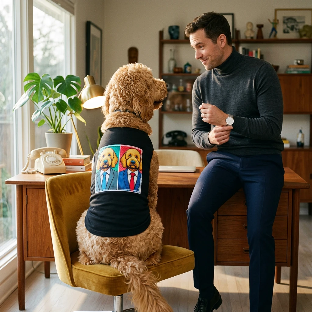 Pet Tank Golden Doodle business friends shirt Pets Printify