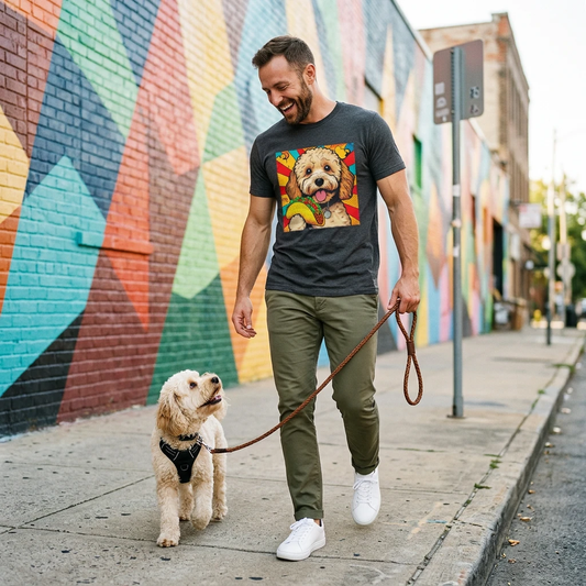 Cockapoo Taco Eating T Shirt For Dog Lovers Funny Cockapoo Tee Gift For Pet Parents T-Shirt Printify