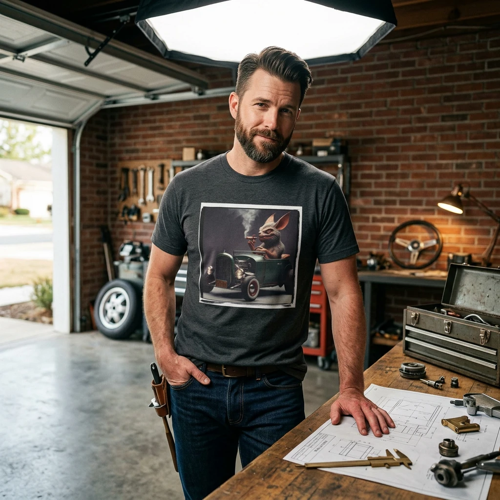 Chupacabra Smoking T Shirt Graphic Tee For Halloween Horror Fans And Collectors Forever T-Shirt Printify