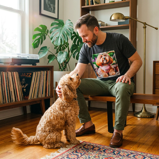 CockerPoo Pretty In Pink T Shirt For Cockapoo Lovers Cute Designer Dog Breed Gift T-Shirt Printify