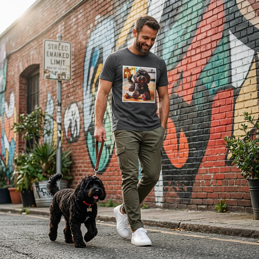 Cockapoo Cockerpoo Happy Smiling T Shirt For Dog Lovers Unisex Graphic Tee Gift Idea For Pet Parents T-Shirt Printify