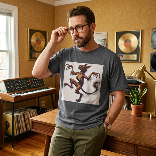 Chupacabra Dancing T Shirt Unisex Tee For Adults Durable Fabric With Classic Fit And Crew Neck T-Shirt Printify