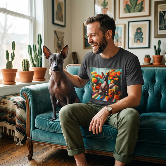 Mexican Hairless Dog dessert cutie shirt T-Shirt Printify