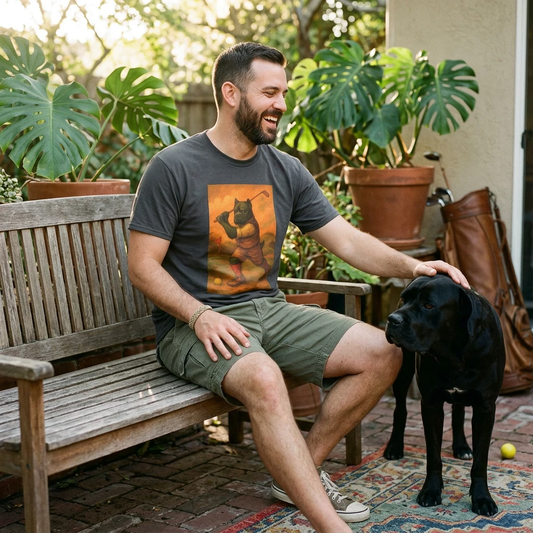 Cane Corso Sports Golf T Shirt For Adults Athletic Dog Breed Tee For Golf Enthusiasts T-Shirt Printify