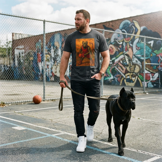 Cane Corso Basketball T Shirt Unisex Sports Tee For Basketball Fans Gift Idea Casual Wear T-Shirt Printify