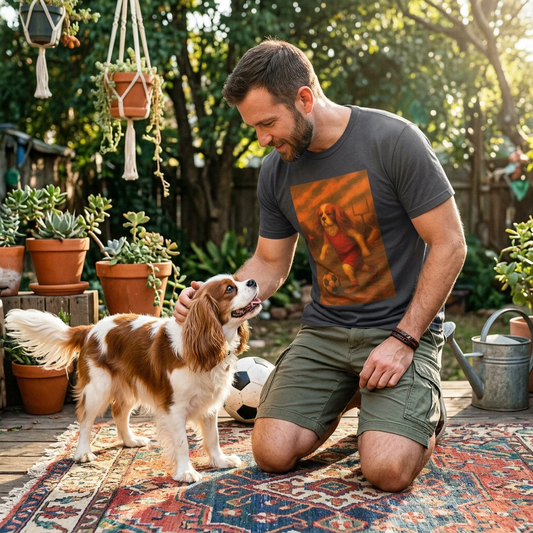 King Charles Soccer T-Shirt Sports T-Shirt Printify
